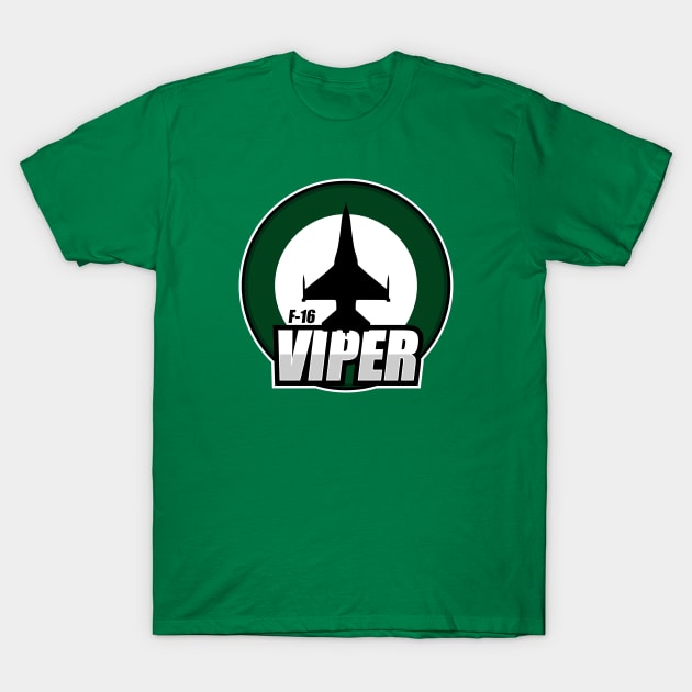 F-16 Viper T-Shirt by Tailgunnerstudios